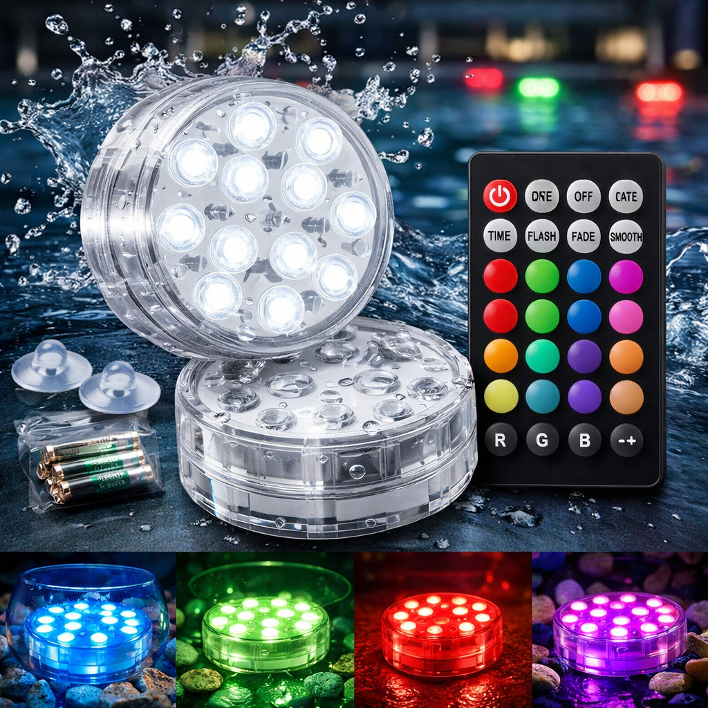 Multi-Color Removable Tumbler Lights
